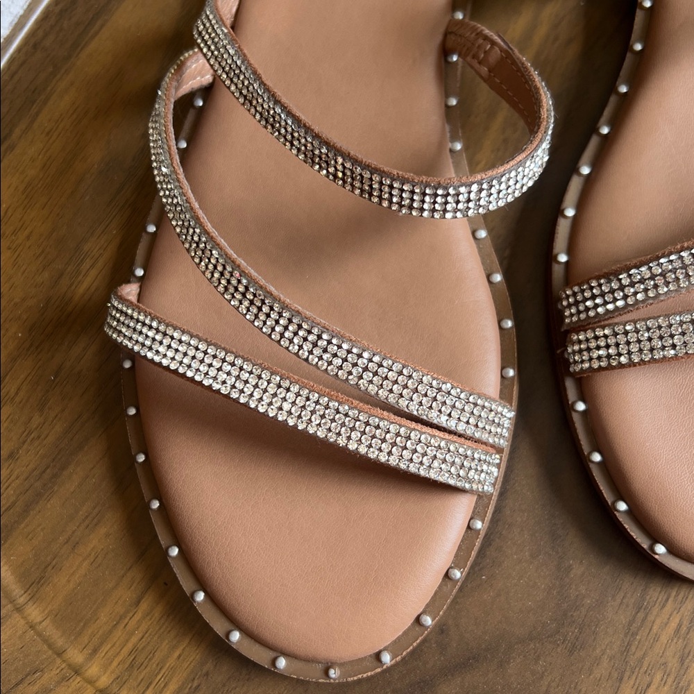 Steve Madden Rhinestone Sandals - Picture 3 of 7